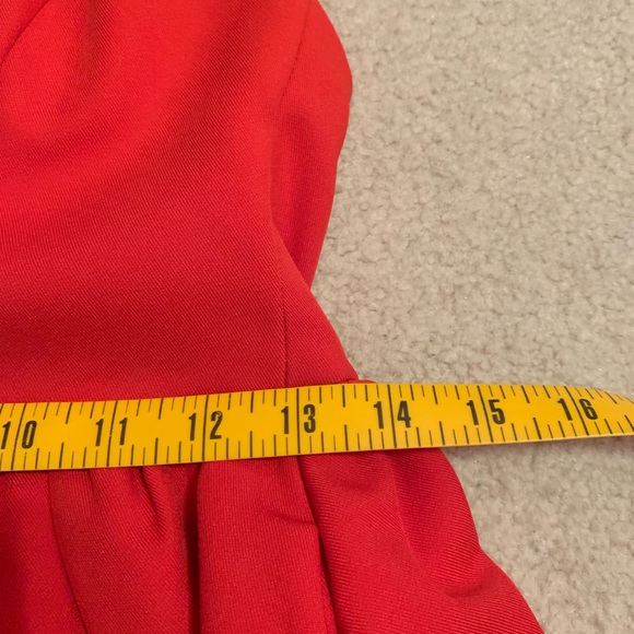 LuLu’s Red Backless Skater Dress Size L - Picture 7 of 8